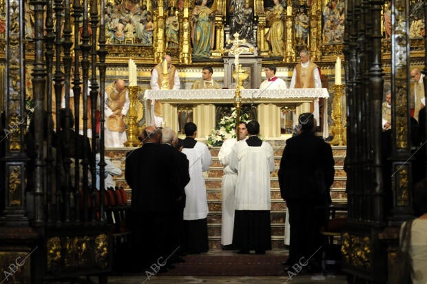 semana santa 2014. Jueves Santo. Misa y procesión en la catedral