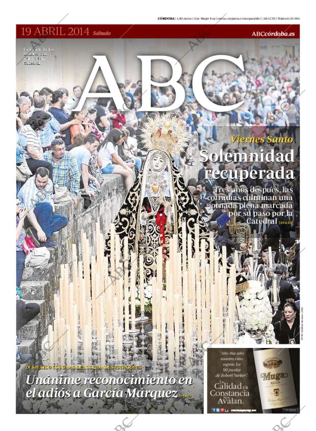 ABC CORDOBA 19-04-2014 página 1