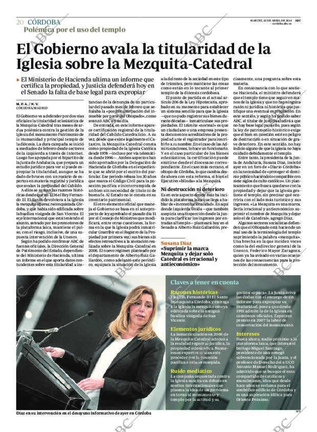 ABC CORDOBA 22-04-2014 página 20