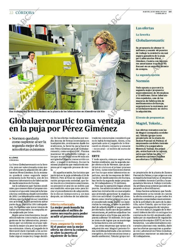 ABC CORDOBA 22-04-2014 página 22