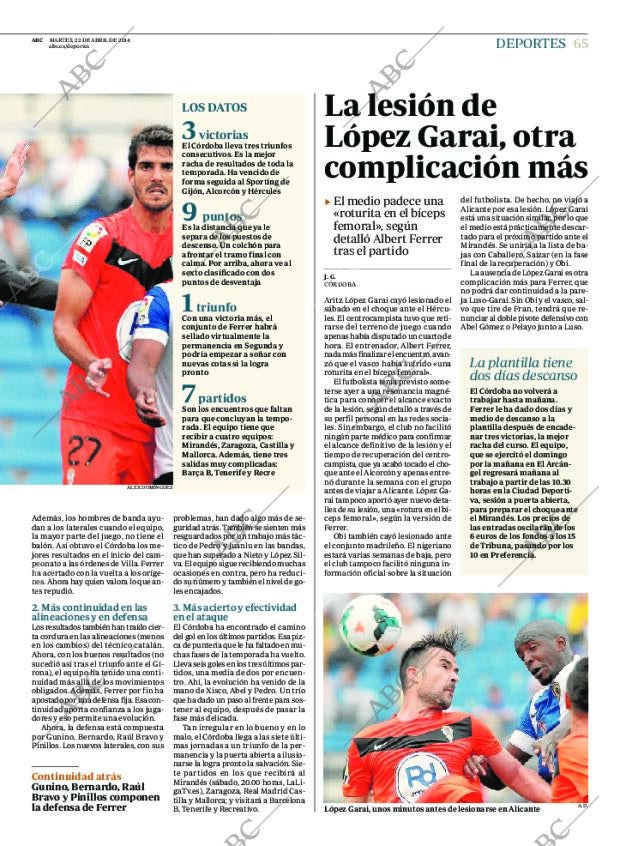 ABC CORDOBA 22-04-2014 página 69