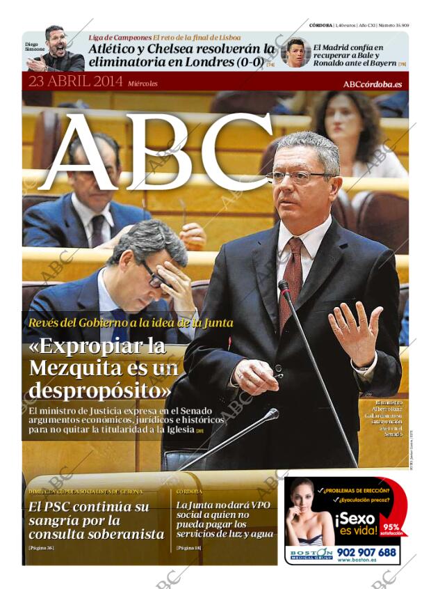 ABC CORDOBA 23-04-2014 página 1