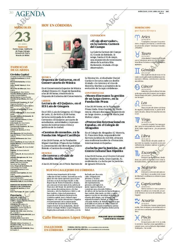 ABC CORDOBA 23-04-2014 página 30