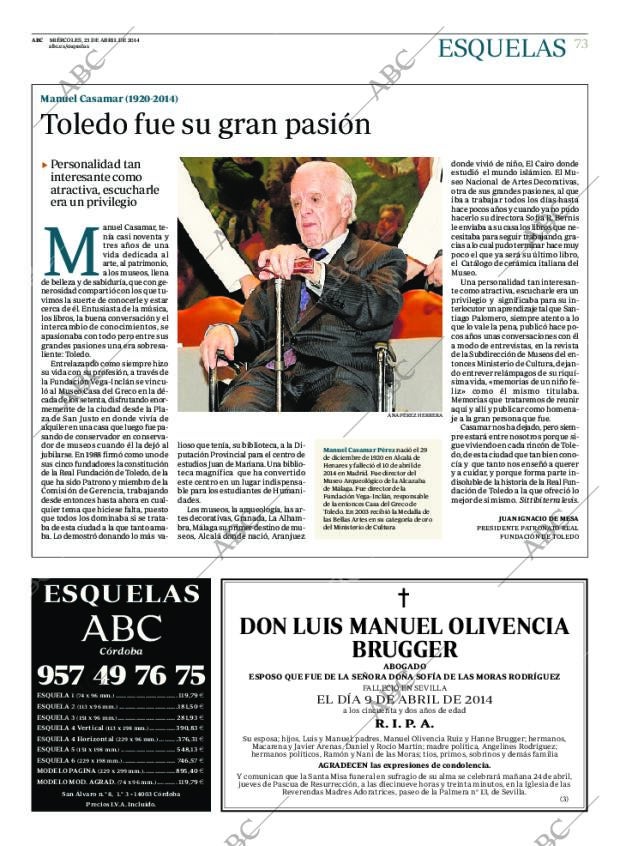 ABC CORDOBA 23-04-2014 página 73