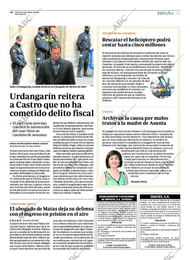 ABC CORDOBA 24-04-2014 página 45