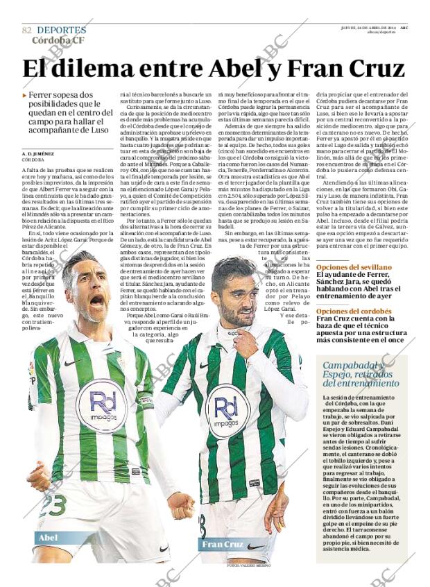 ABC CORDOBA 24-04-2014 página 82