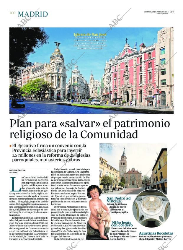 ABC MADRID 25-04-2014 página 100