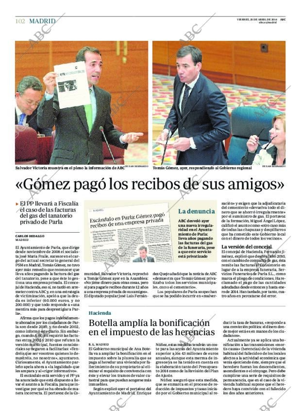 ABC MADRID 25-04-2014 página 102
