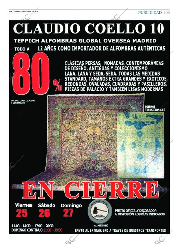 ABC MADRID 25-04-2014 página 105