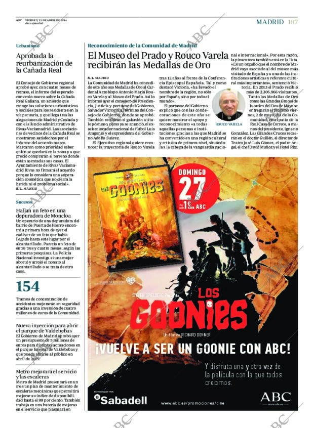 ABC MADRID 25-04-2014 página 107