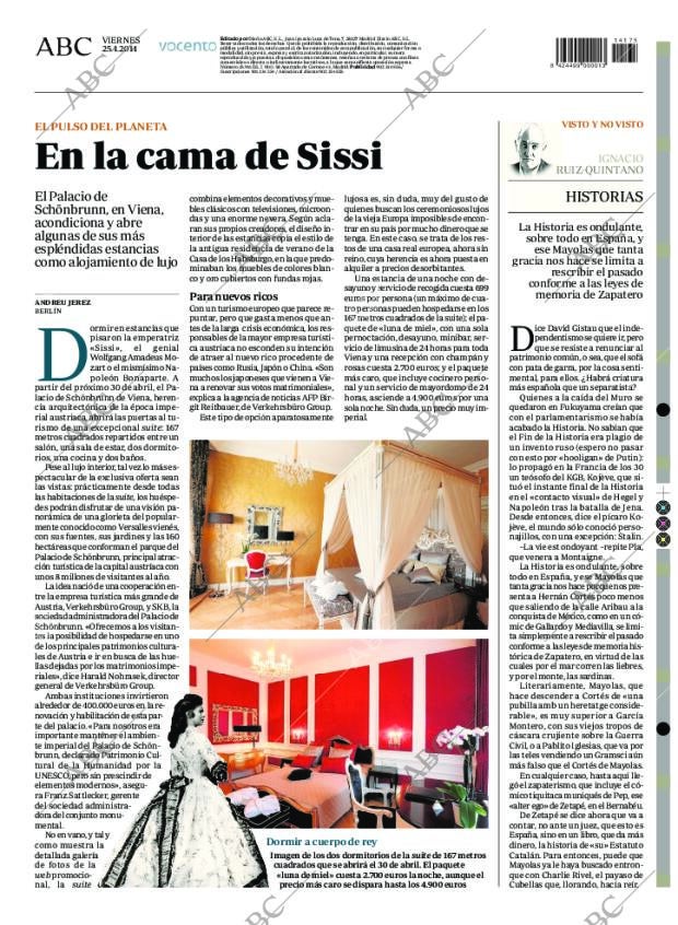 ABC MADRID 25-04-2014 página 112