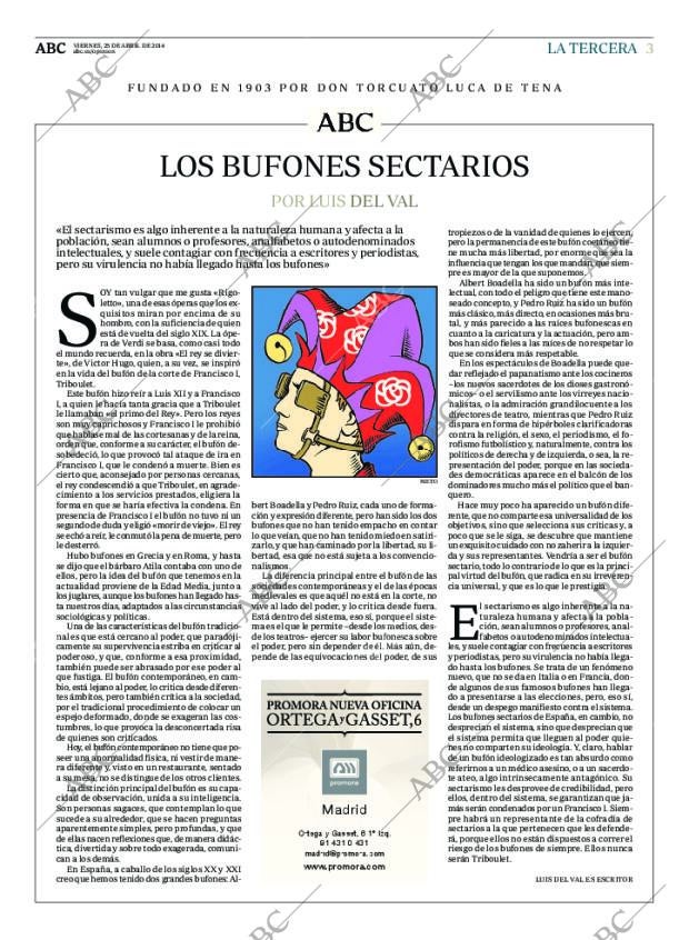 ABC MADRID 25-04-2014 página 3