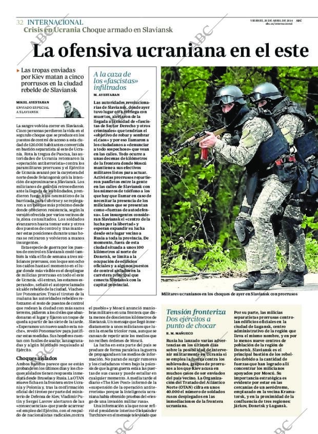 ABC MADRID 25-04-2014 página 32