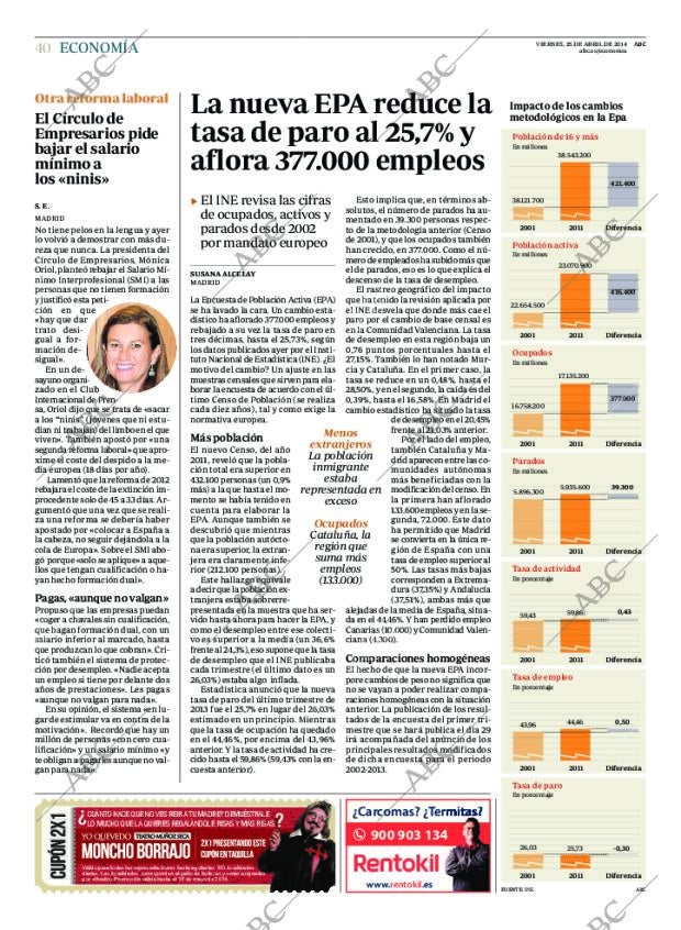 ABC MADRID 25-04-2014 página 40