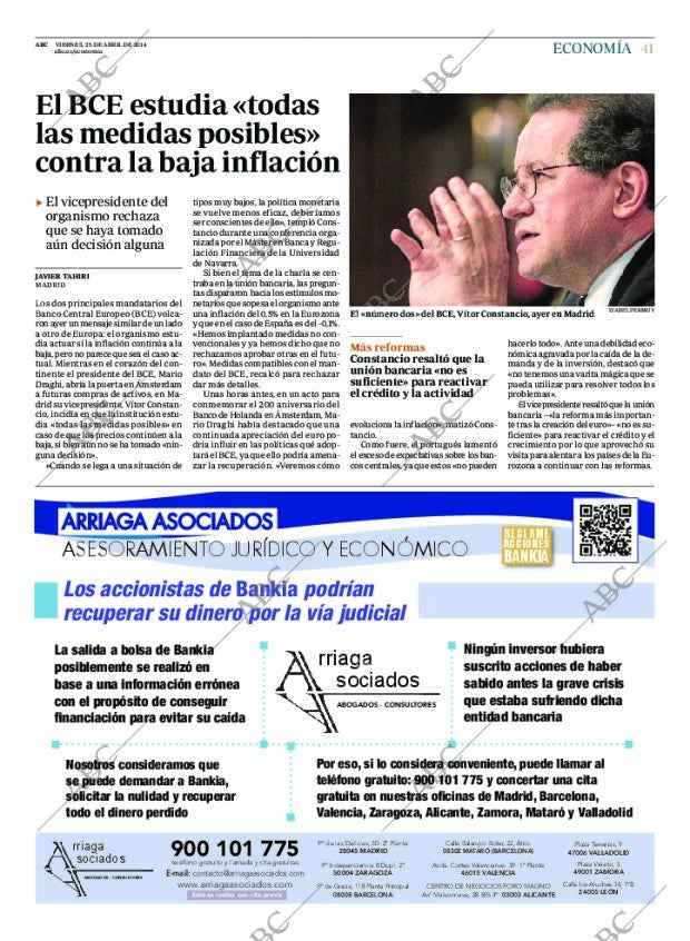 ABC MADRID 25-04-2014 página 41