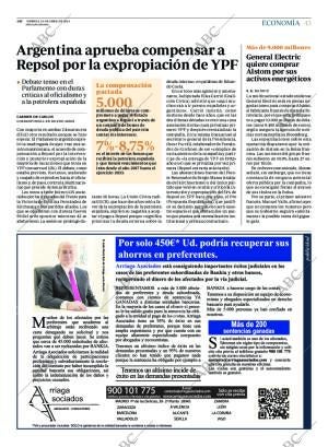 ABC MADRID 25-04-2014 página 43