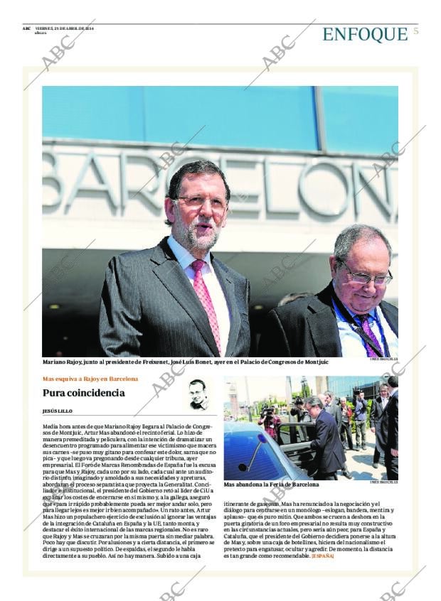 ABC MADRID 25-04-2014 página 5