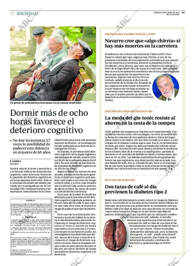 ABC MADRID 25-04-2014 página 52