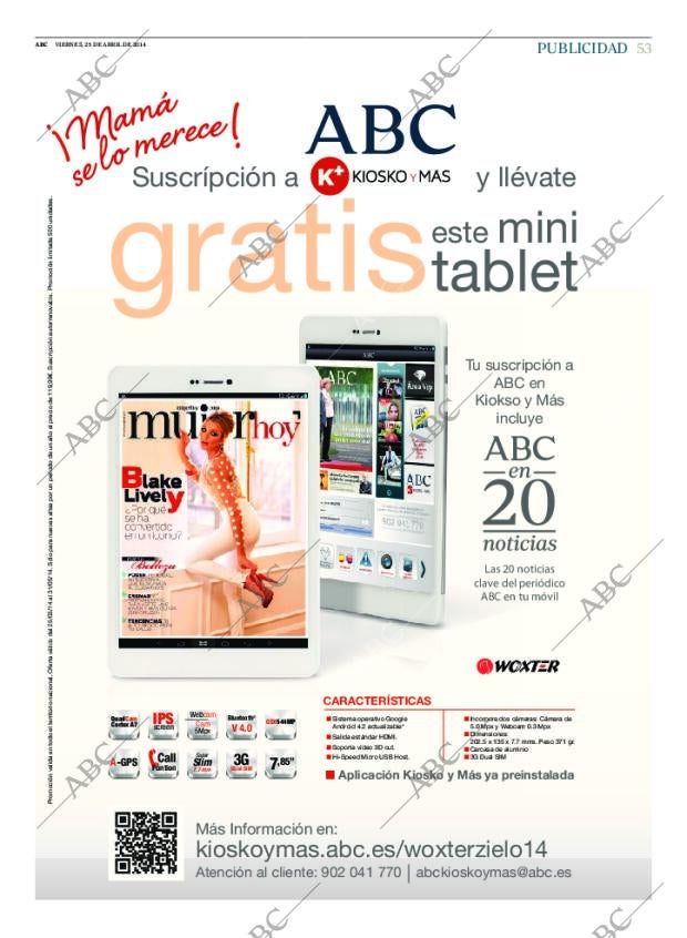 ABC MADRID 25-04-2014 página 53