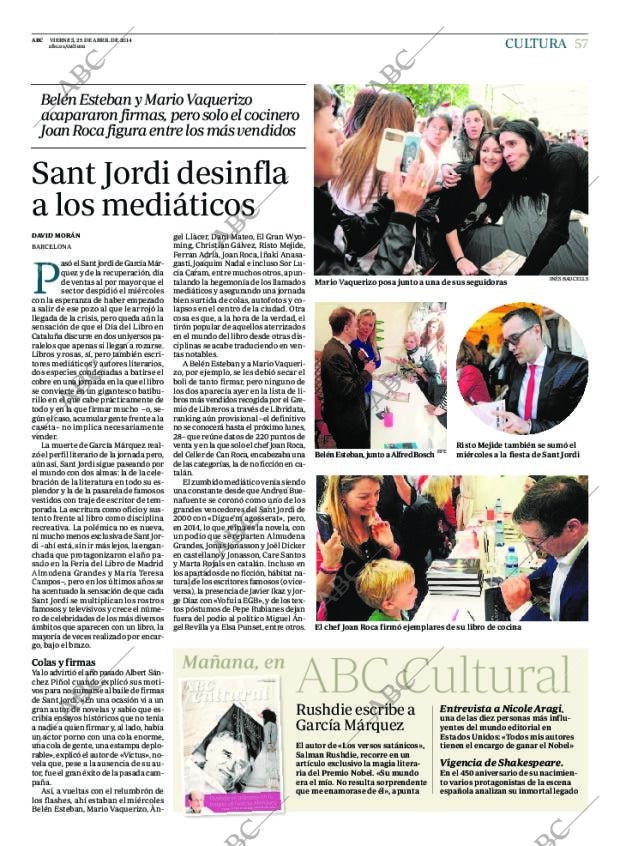 ABC MADRID 25-04-2014 página 57