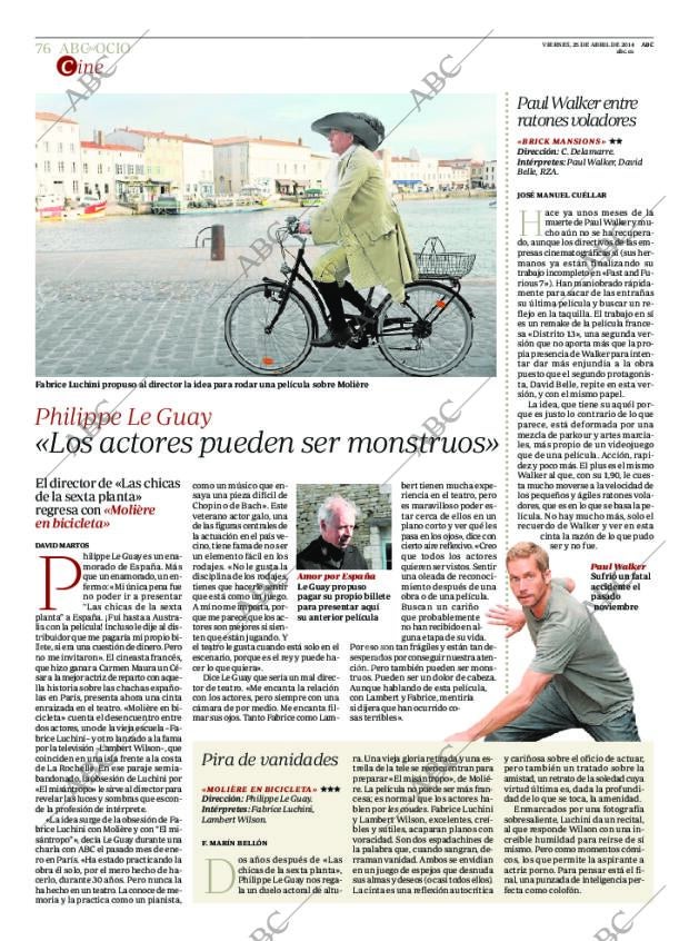 ABC MADRID 25-04-2014 página 76