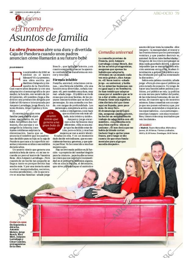 ABC MADRID 25-04-2014 página 79