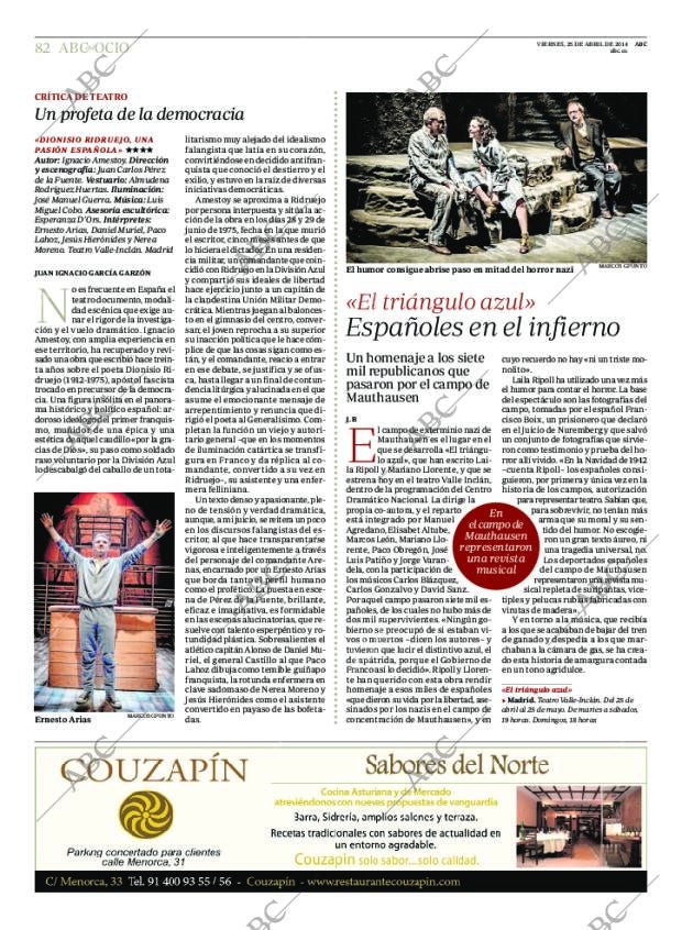 ABC MADRID 25-04-2014 página 82