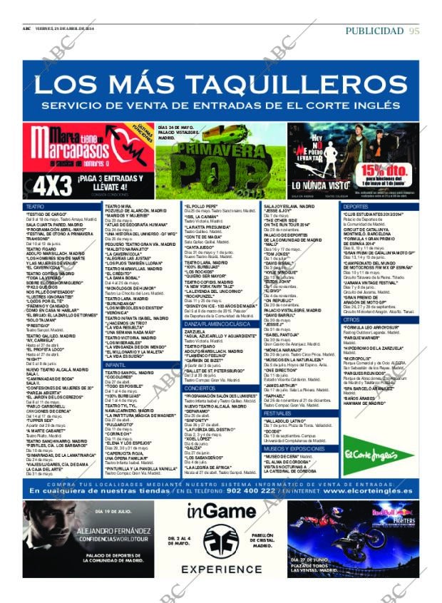 ABC MADRID 25-04-2014 página 95
