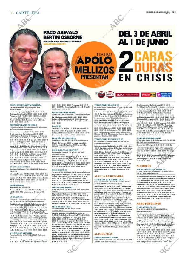ABC MADRID 25-04-2014 página 96