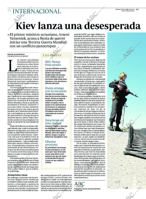 ABC MADRID 26-04-2014 página 28