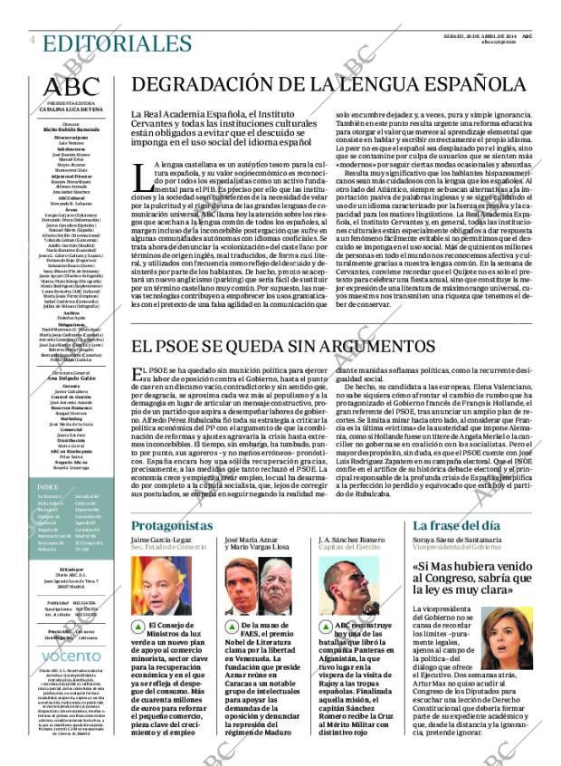 ABC MADRID 26-04-2014 página 4
