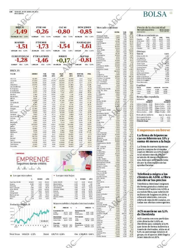 ABC MADRID 26-04-2014 página 41