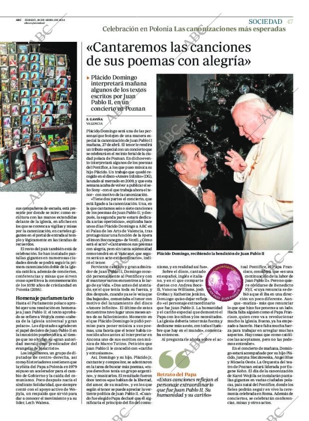 ABC MADRID 26-04-2014 página 47