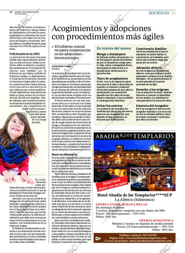 ABC MADRID 26-04-2014 página 55