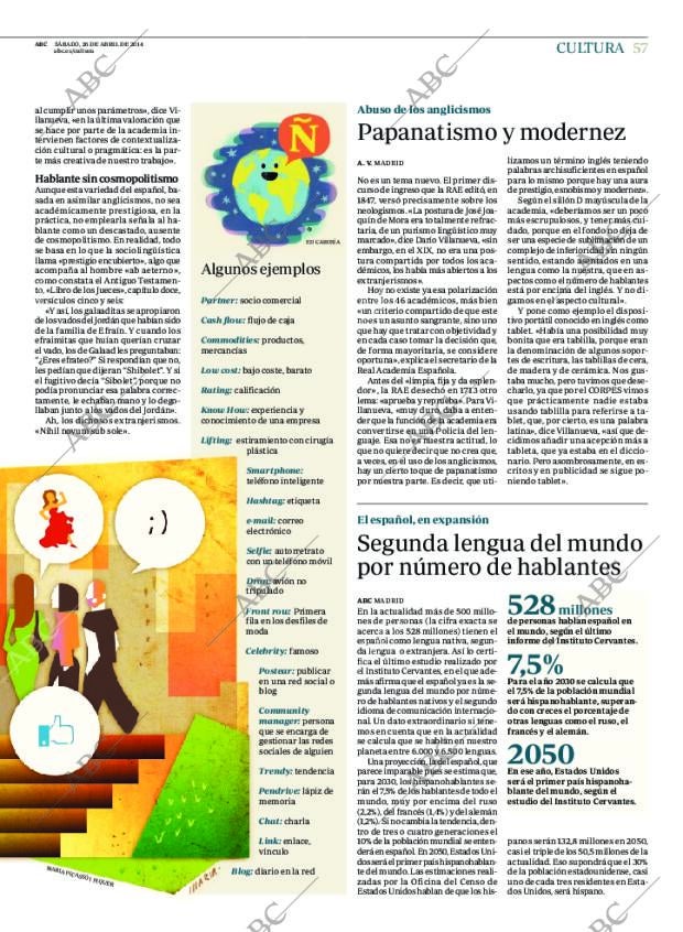 ABC MADRID 26-04-2014 página 57