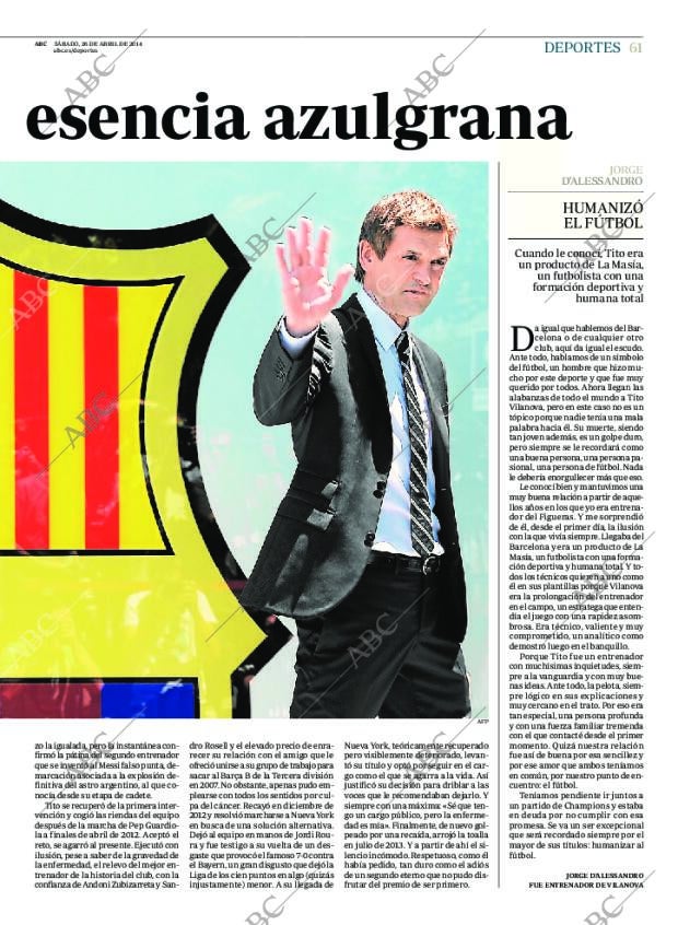 ABC MADRID 26-04-2014 página 61