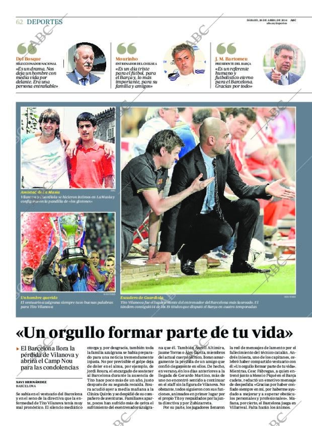 ABC MADRID 26-04-2014 página 62