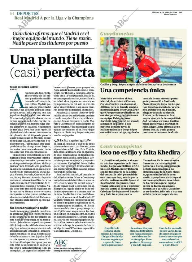 ABC MADRID 26-04-2014 página 64