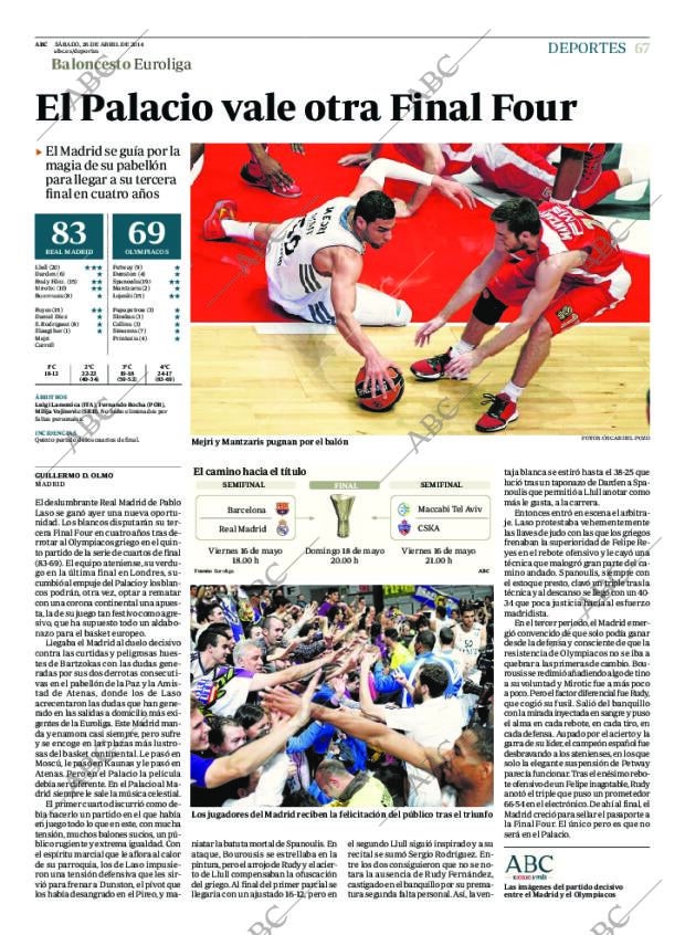 ABC MADRID 26-04-2014 página 67