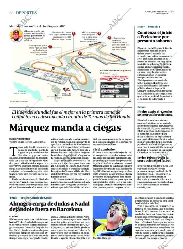 ABC MADRID 26-04-2014 página 68