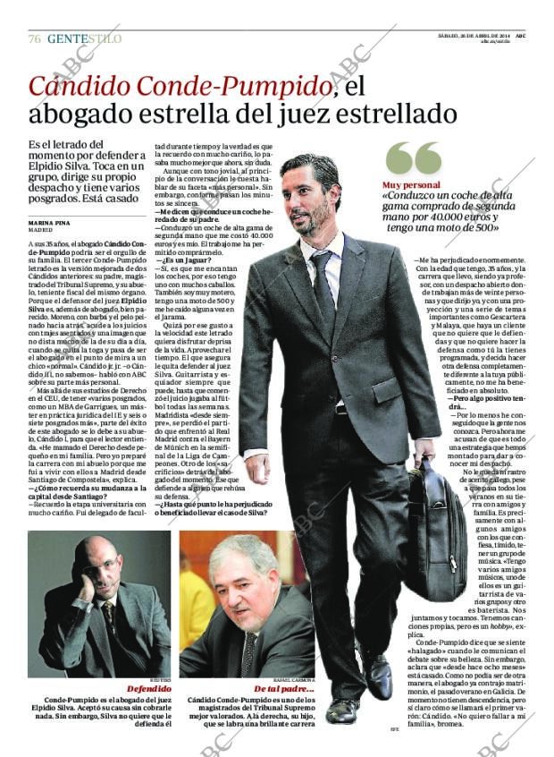 ABC MADRID 26-04-2014 página 76