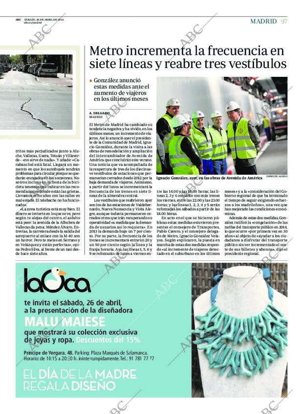 ABC MADRID 26-04-2014 página 97