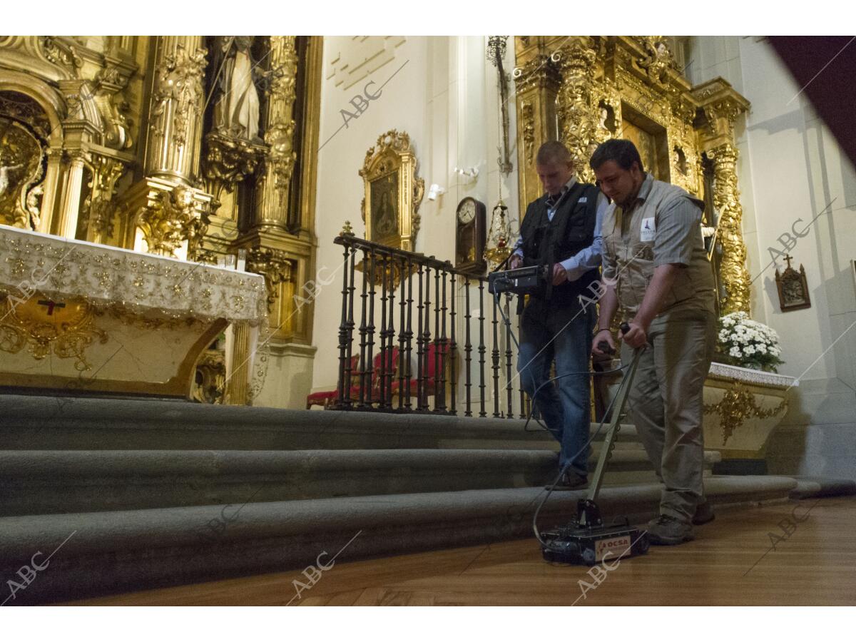 Búsqueda De Los Restos Mortales De Cervantes En La Iglesia De Las Trinitarias Archivo Abc 8638