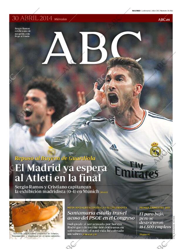 ABC MADRID 30-04-2014 página 1