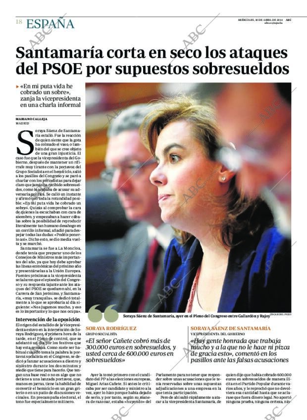 ABC MADRID 30-04-2014 página 18