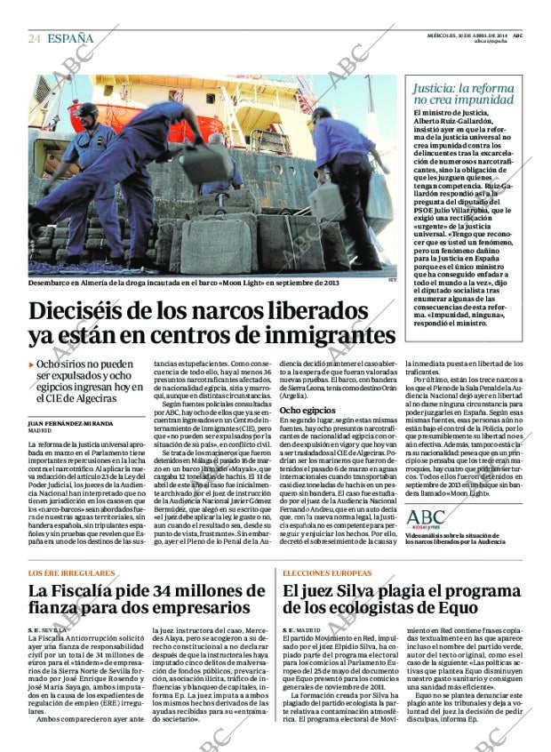 ABC MADRID 30-04-2014 página 24