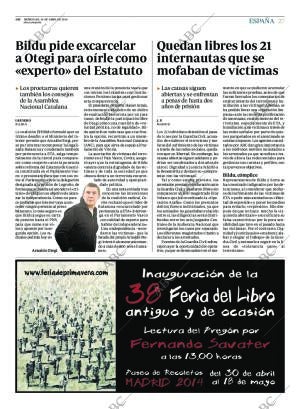 ABC MADRID 30-04-2014 página 27
