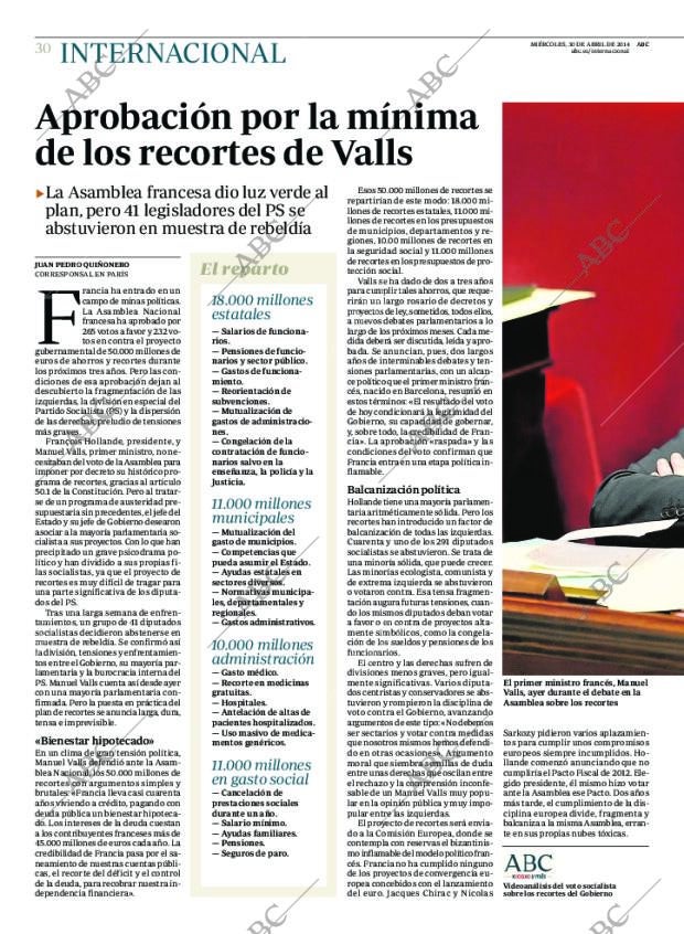ABC MADRID 30-04-2014 página 30