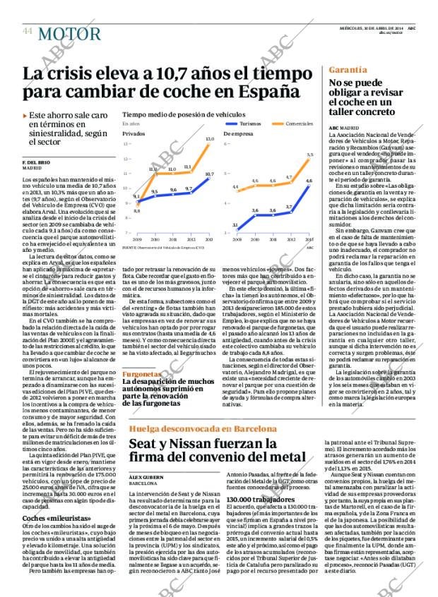 ABC MADRID 30-04-2014 página 44