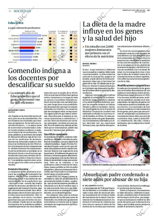 ABC MADRID 30-04-2014 página 46